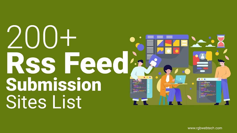 200+ RSS Feed Submission Sites List 2023