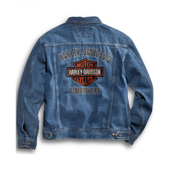 Harley Davidson Motorcycle Jeans Jacket | Harley Davidson Denim Jacket