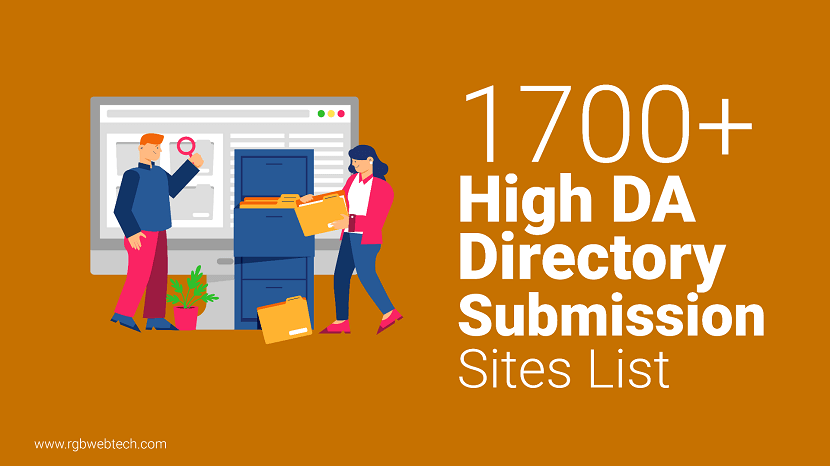 1700+ High DA Directory Submission Sites List 2023