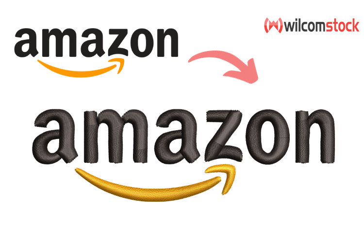 WilcomStock - Embroidery Amazon Logo Design