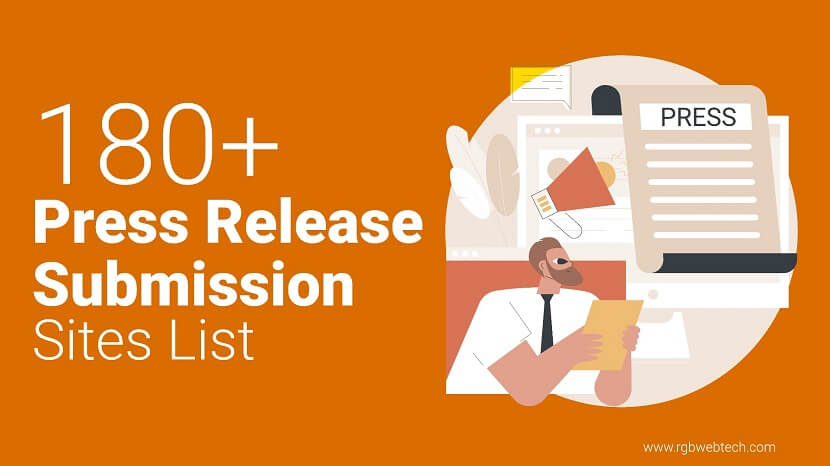 180+ Press Release Submission Sites List 2023