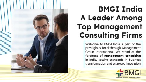 BMGI India A Leader Among Top Management Consulting Firms