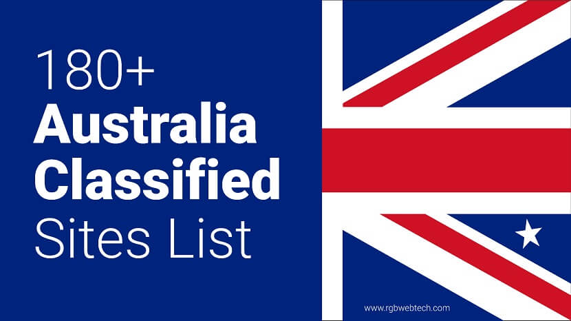 180+ Australia Classified Sites List 2023