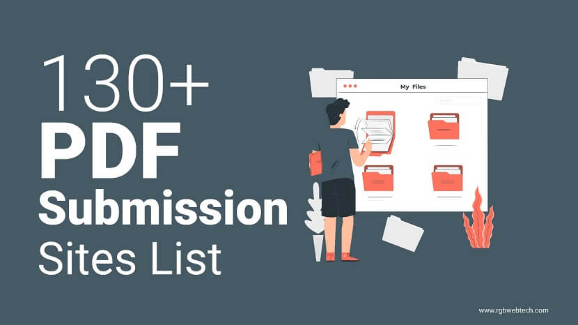 130+ PDF Submission Sites List 2023