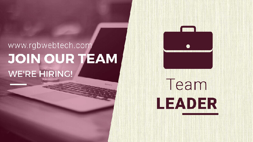 Team Leader Job