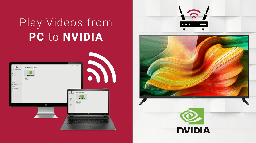 Cast videos from PC to NVIDIA TV