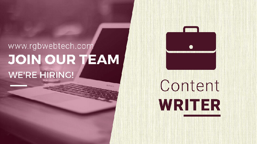 Content Writer Job