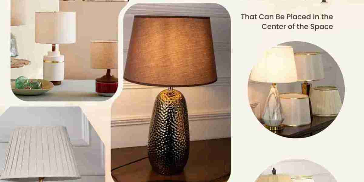 Great Statement Table Lamps That Can Be Placed in the Center of the Space