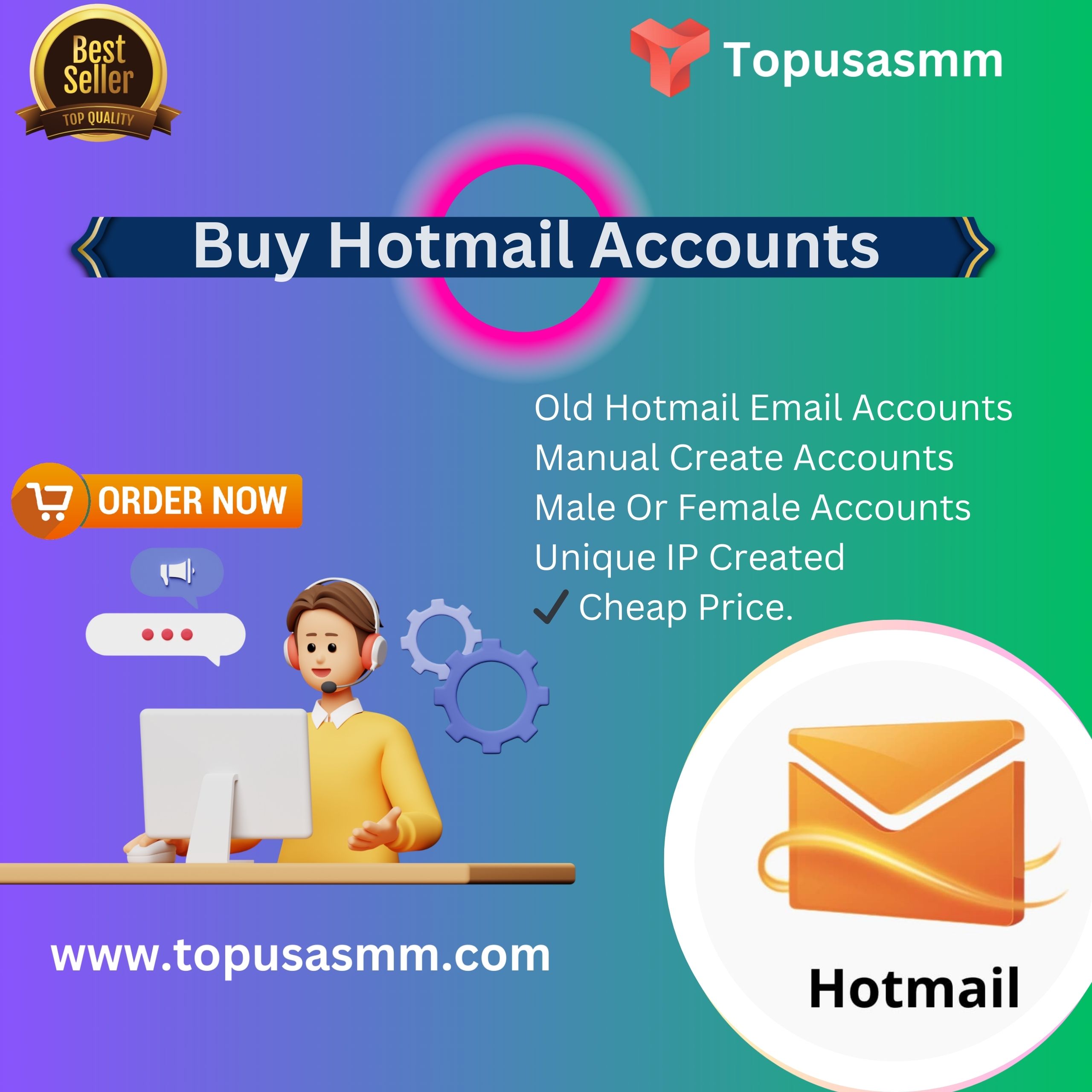 Buy Hotmail Accounts - Very cheap price /TopUsaSmm