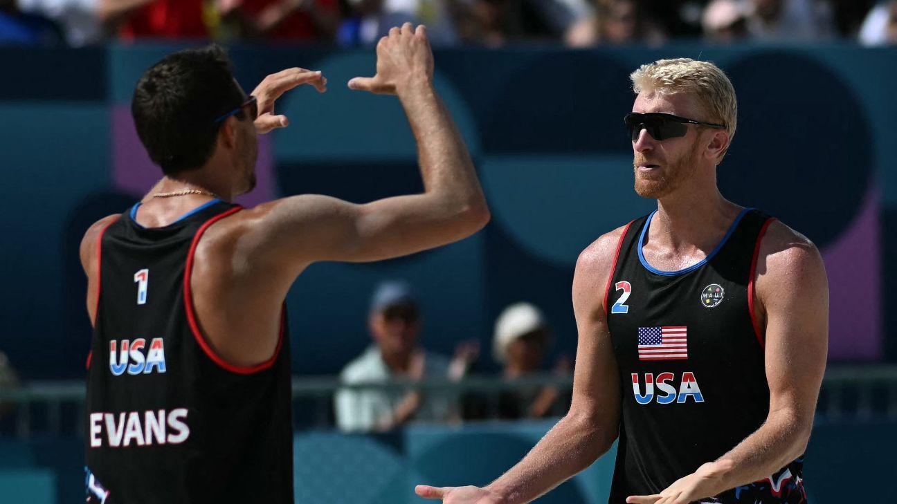 Ex-NBA player Budinger wins Olympic beach volleyball debut - Les Ottolenghi