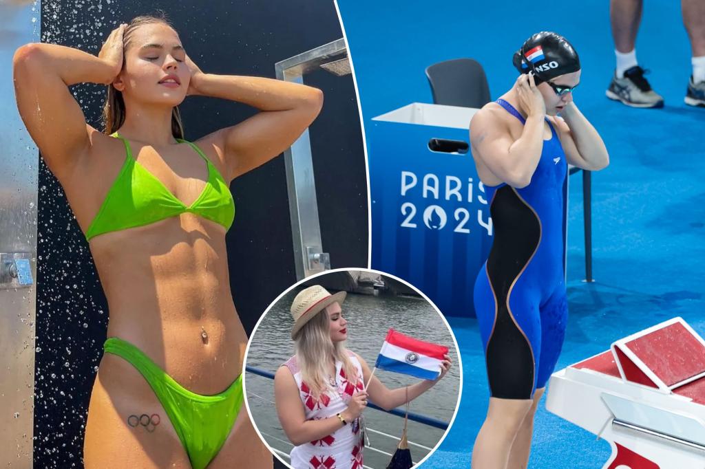 Paraguay swimmer Luana Alonso who was kicked out of Olympic Village over 'inappropriate' behavior wanted to compete for Team USA - Les Ottolenghi