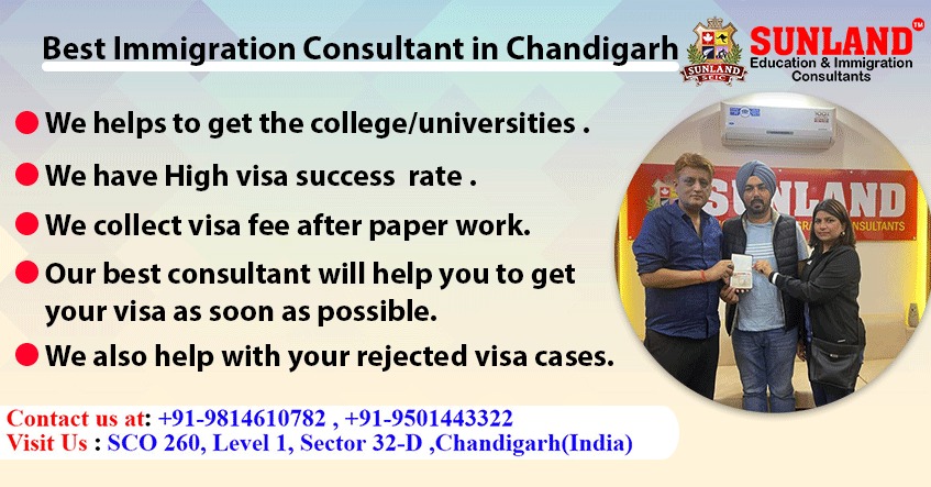 Best Immigration Consultant In Chandigarh | Sunland education and immigration consultants