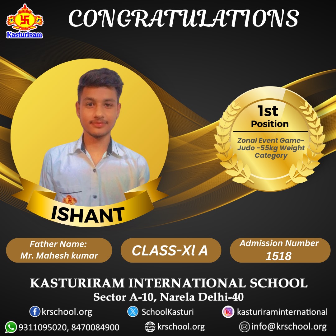 Best CBSE CO-ED English School Narela Delhi, Kasturiram Int'l School