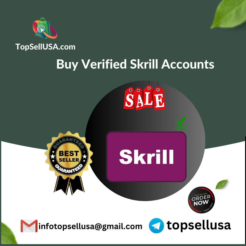 Buy Verified Skrill Account - 100% SSN, Selfie Verified Safe