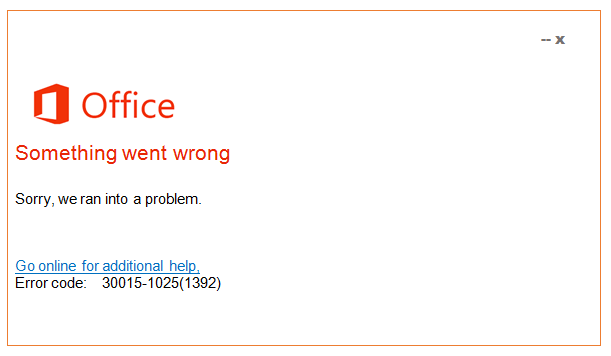 How to Fix Office Install Error Code 30015–1025 (1392) | by Messimes | Medium