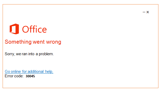 How to Solve Microsoft Office Error Code 30045 | by Messimes | Medium