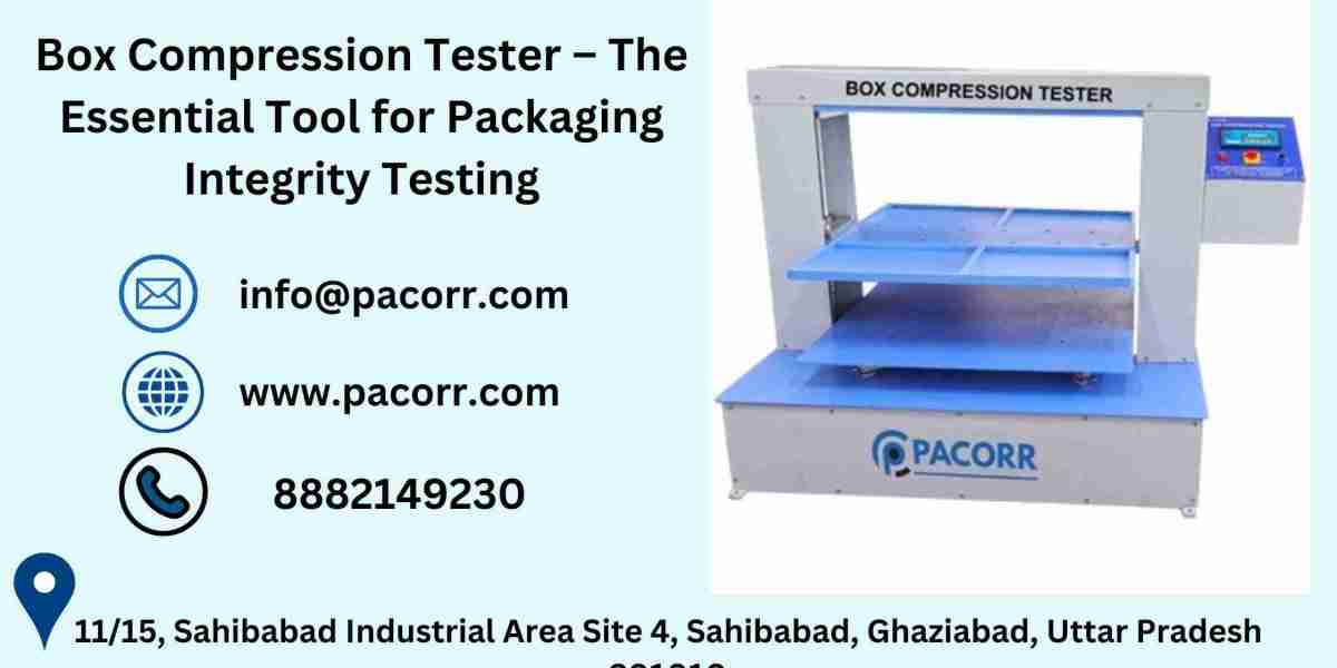 Why Every Manufacturer Needs Pacorr’s Box Compression Tester: Improve Packaging Standards and Performance