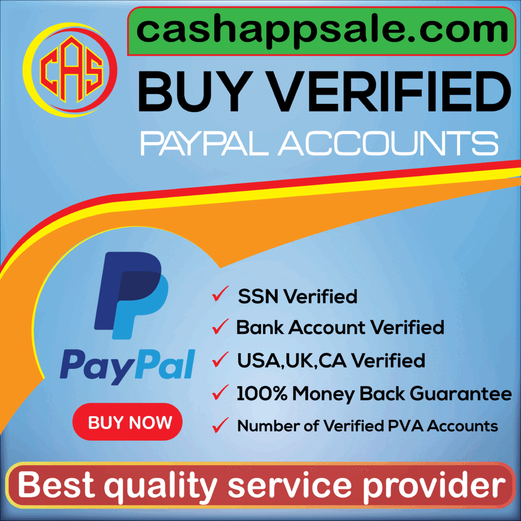 Buy Verified PayPal Accounts-Best service provider-PayPal account