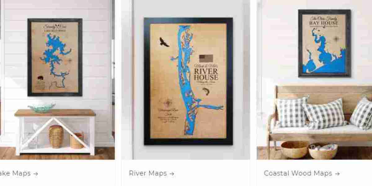 Discover the Artistry of Custom Wood Maps: A Unique Home Decor Choice