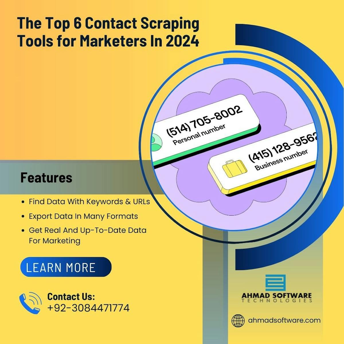 The Top 6 Contact Scraping Tools for Marketers In 2024