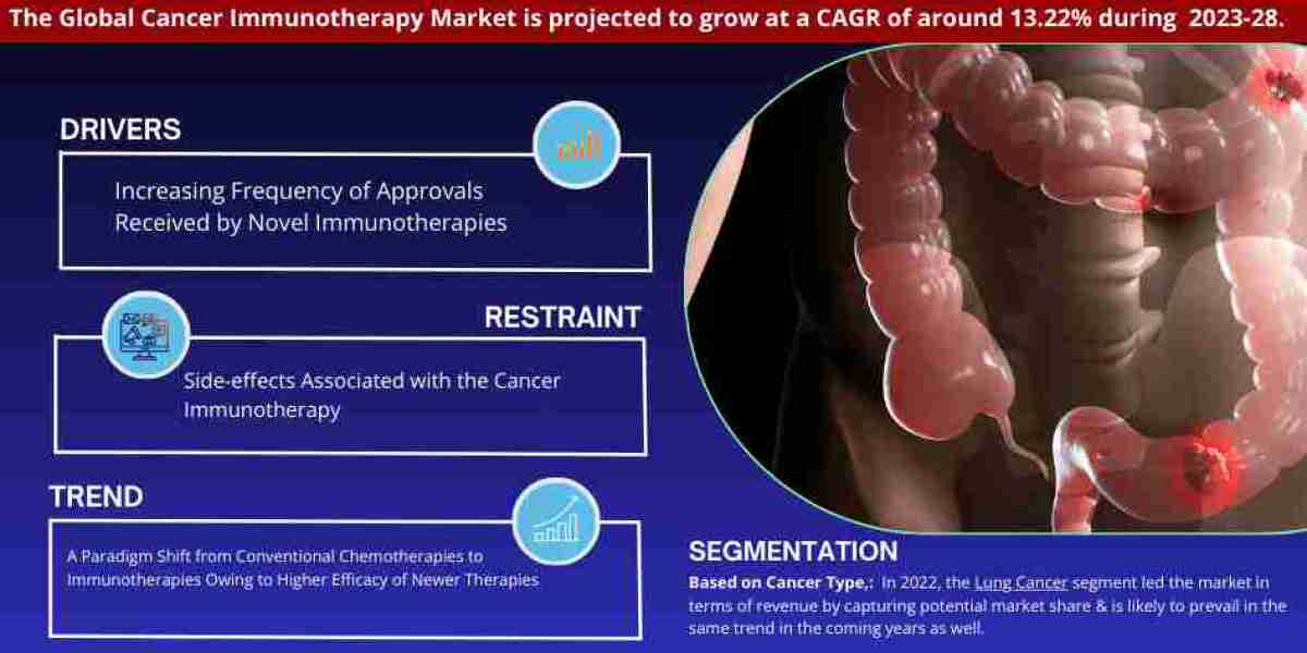 Global Cancer Immunotherapy Market Expanding at a CAGR of 13.22% during 2023-2028