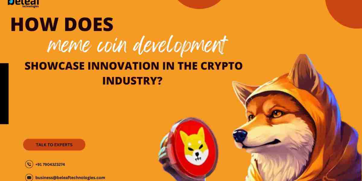 How does meme coin development showcase innovation in the crypto industry?