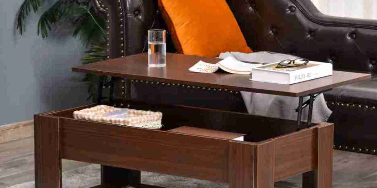 Boosting Productivity with a Coffee table with Storage and Lift Top:  A Must-Have for Remote Workers