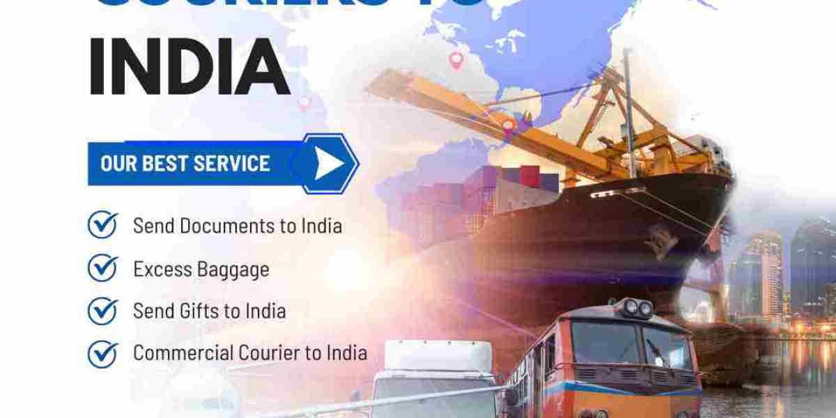 How do you send medicine from Australia to India using courier services?