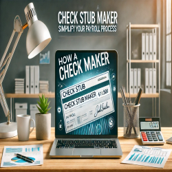 How a Check Stub Maker Can Simplify Your Payroll Process