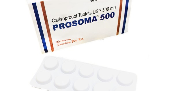 Prosoma 500 mg | Carisoprodol | Treats Muscle Pain