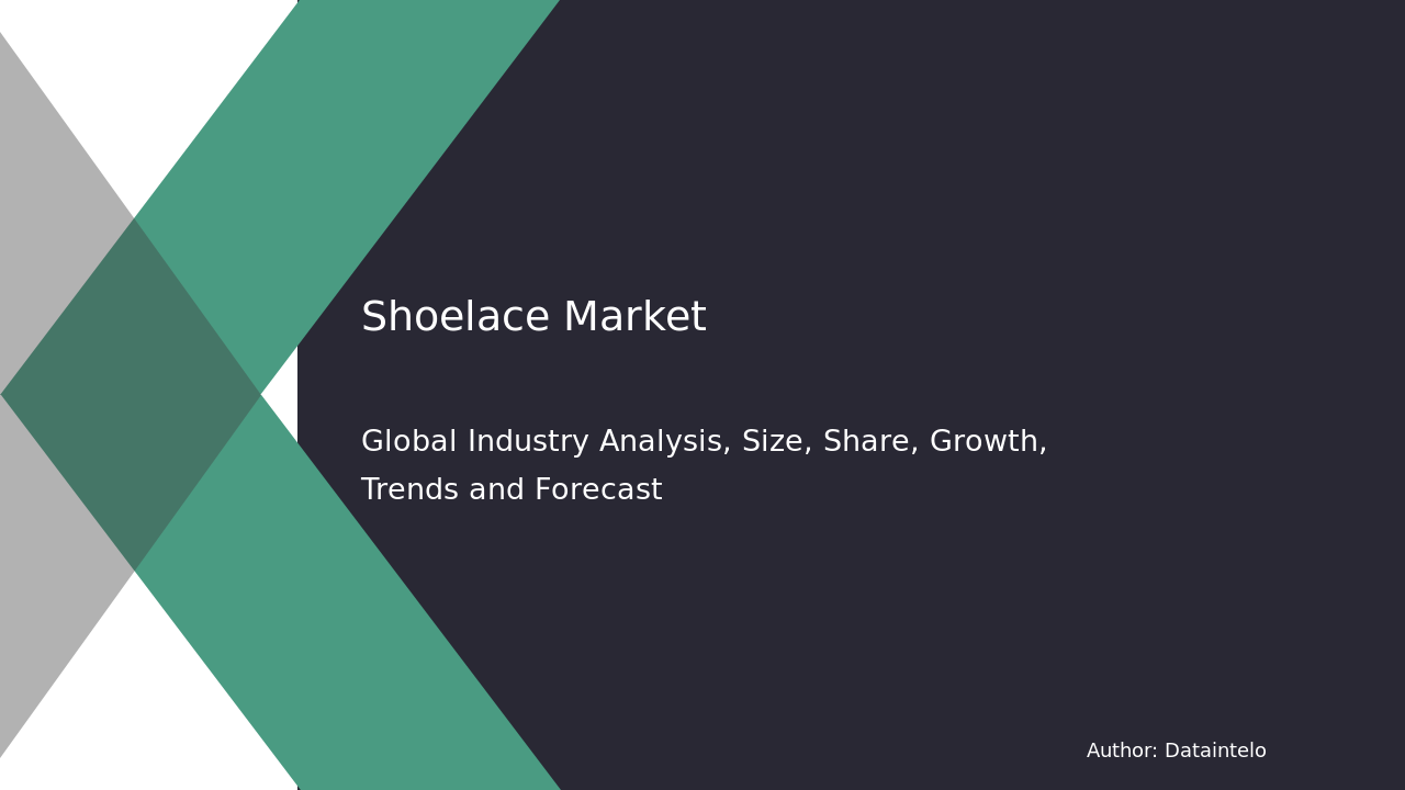 Shoelace Market Research Report 2032