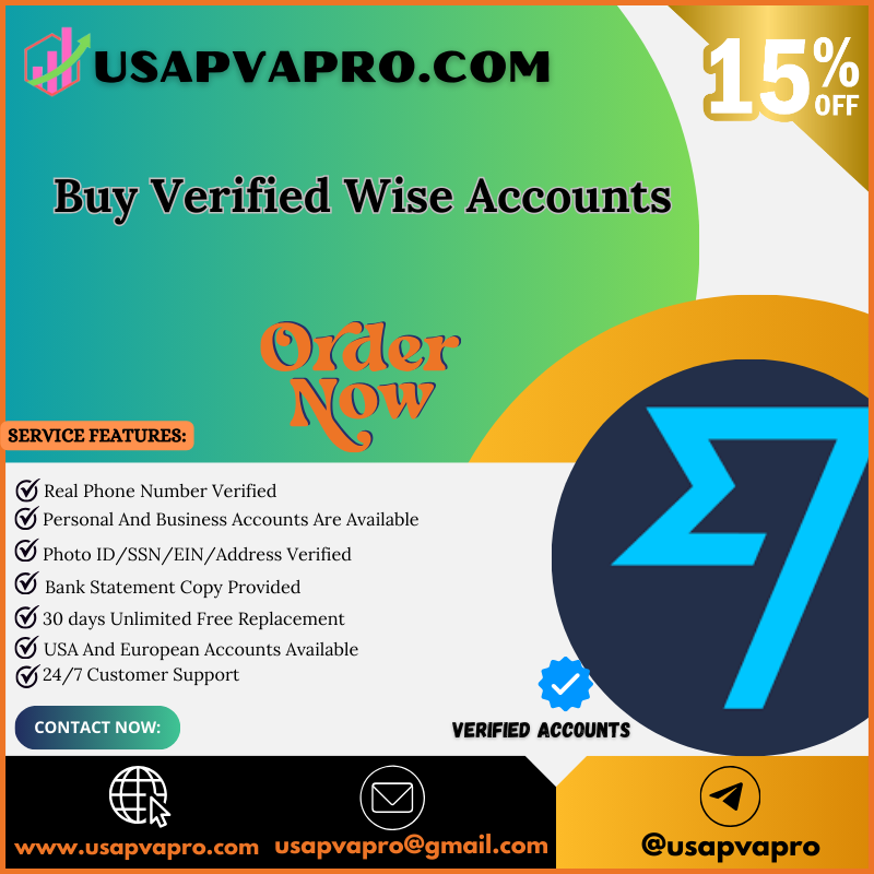 Buy Verified Wise Accounts - Personal and Business Secure