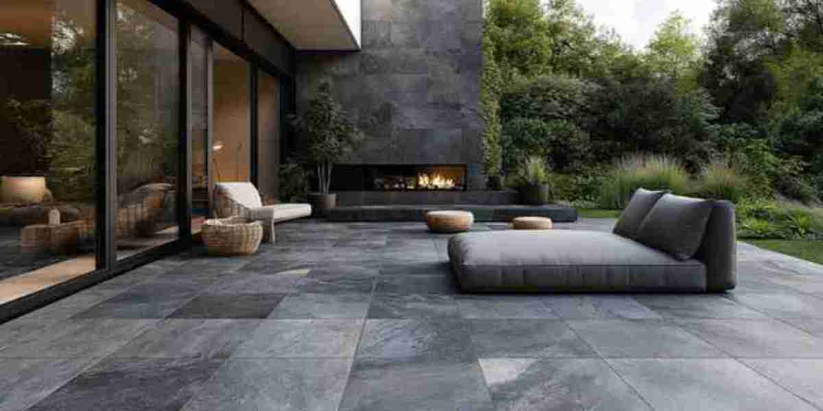 Transform Your Outdoor Spaces with Large Porcelain Slabs