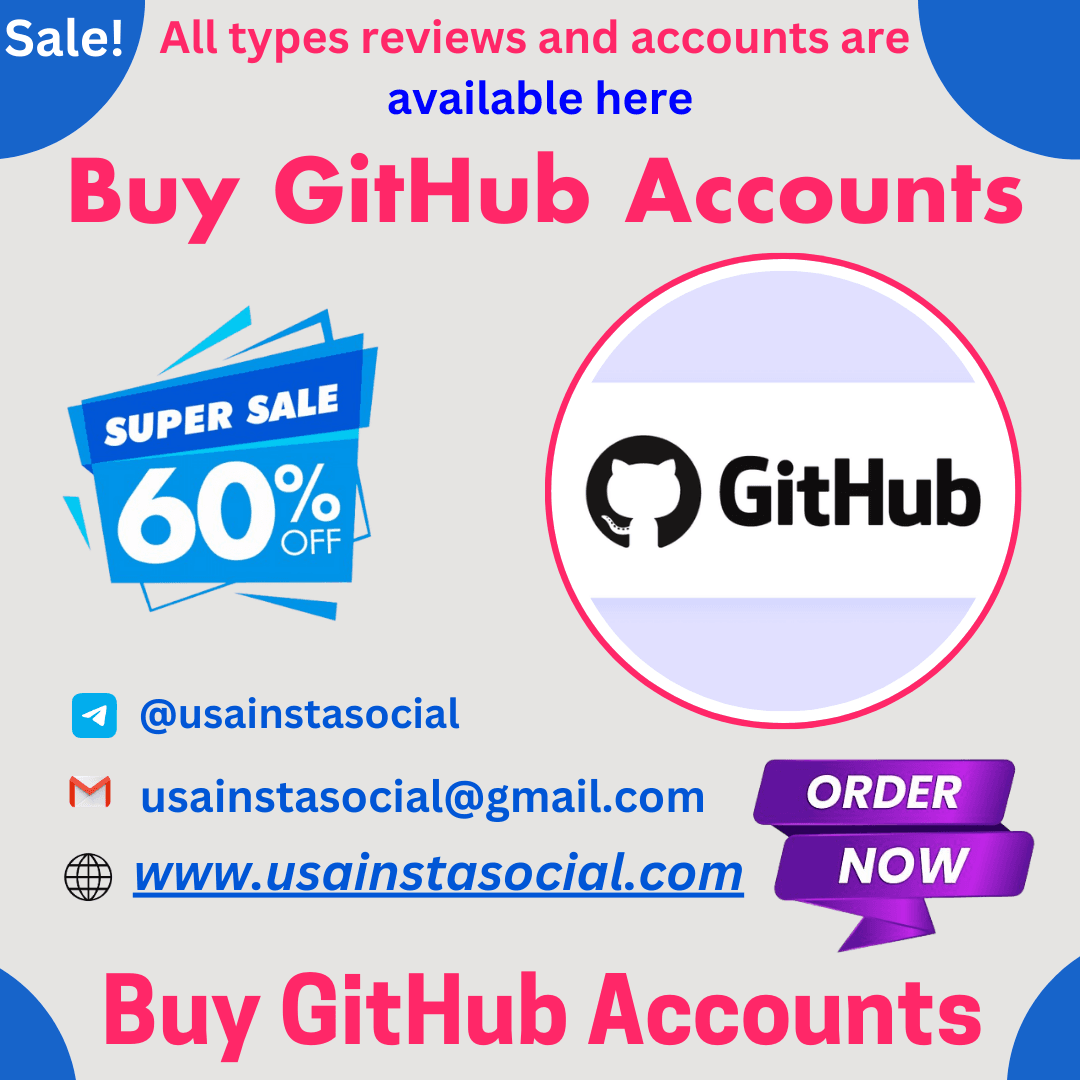 Buy GitHub Accounts - Verified, Secure and Ready to Use